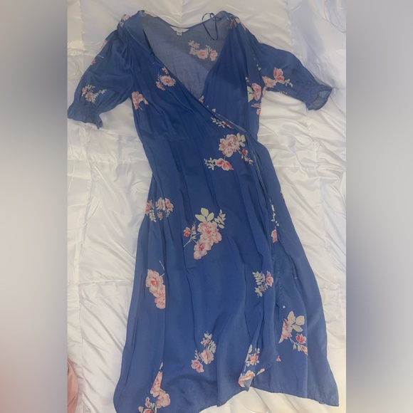 Blue Floral Dress - Picture 1 of 6